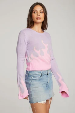 Chaser Brand Flame Sweater Flash Sale