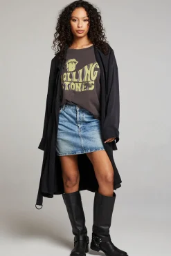 Chaser Brand Ford Licorice Trench Coat Fashion