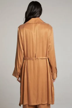 Chaser Brand Ford Toffee Trench Coat Sale