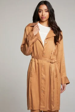 Chaser Brand Ford Toffee Trench Coat Sale