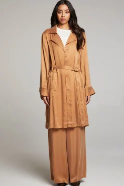 Chaser Brand Ford Toffee Trench Coat Sale