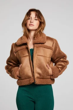 Chaser Brand Franklin Sherpa Whiskey Jacket Discount