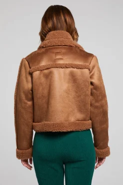 Chaser Brand Franklin Sherpa Whiskey Jacket Discount