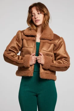 Chaser Brand Franklin Sherpa Whiskey Jacket Discount