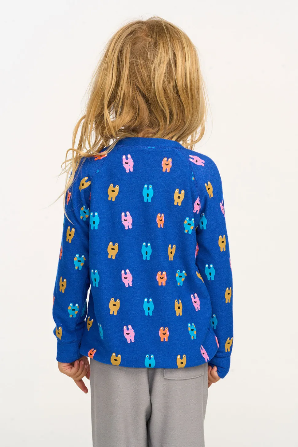 Chaser Brand Funny Monsters Kanga Pocket Pullover Cheap