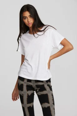 Chaser Brand Gauze Jersey Oversized Crewneck Tee Discount