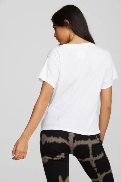 Chaser Brand Gauze Jersey Oversized Crewneck Tee Discount