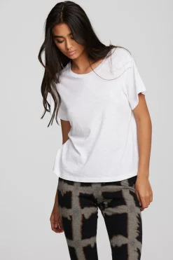 Chaser Brand Gauze Jersey Oversized Crewneck Tee Discount