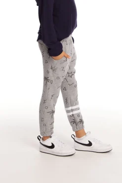 Chaser Brand Geo Palms Boys Pant New