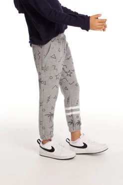 Chaser Brand Geo Palms Boys Pant New