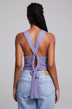 Chaser Brand Giana Violet Tank Top Sale