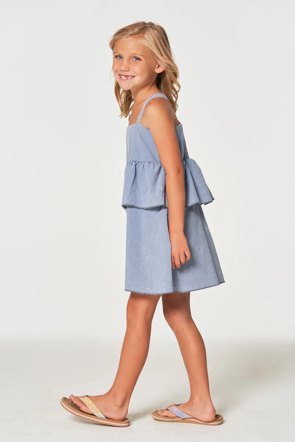 Chaser Brand Girls Coastal Cloth Flouncy Sundress Shop
