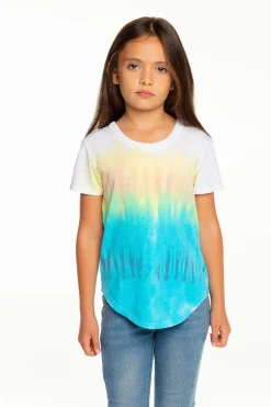 Chaser Brand Girls Recycled Vintage Jersey Short Sleeve Scoop Back Shirt Shop