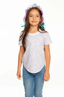 Chaser Brand Girls Recycled Vintage Jersey Short Sleeve Scoop Back Shirt Clearance