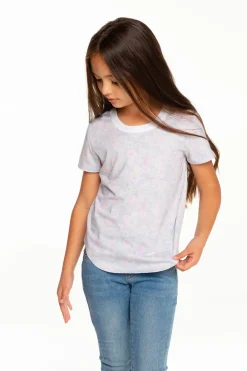 Chaser Brand Girls Recycled Vintage Jersey Short Sleeve Scoop Back Shirt Clearance