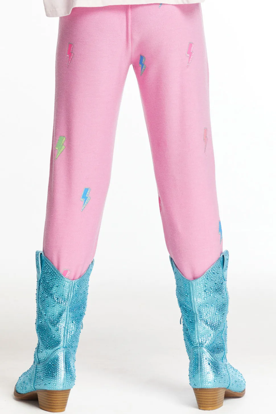 Chaser Brand Glitter Bolts Girls Pant Store