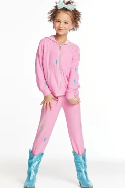 Chaser Brand Glitter Bolts Girls Pant Store