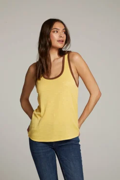 Chaser Brand Gloria Banana Cream Tank Top Best Sale
