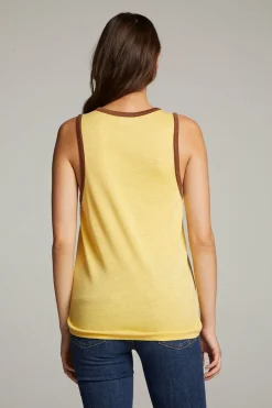Chaser Brand Gloria Banana Cream Tank Top Best Sale