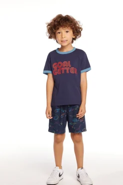 Chaser Brand Goal Getter Boys Tee Cheap