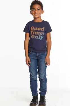 Chaser Brand Good Times Only Boys Tee Fashion
