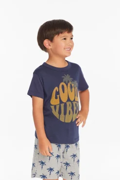 Chaser Brand Good Vibes Boys Tee New