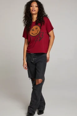 Chaser Brand Graffiti Smile Tee Clearance