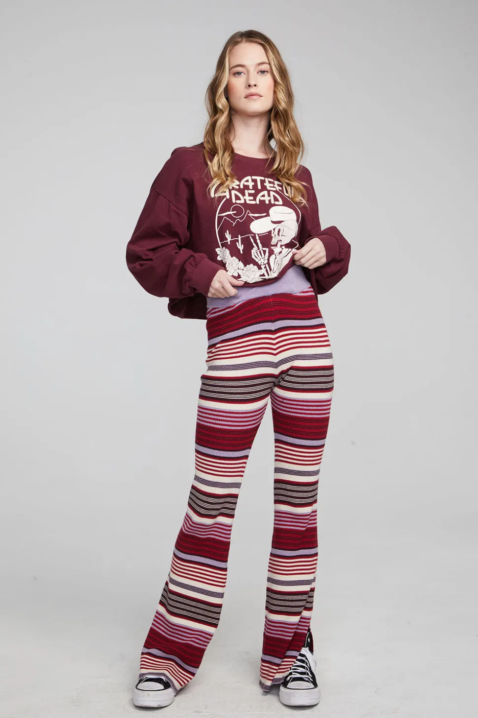 Chaser Brand Grateful Dead Desert Skeleton Long Sleeve Sale
