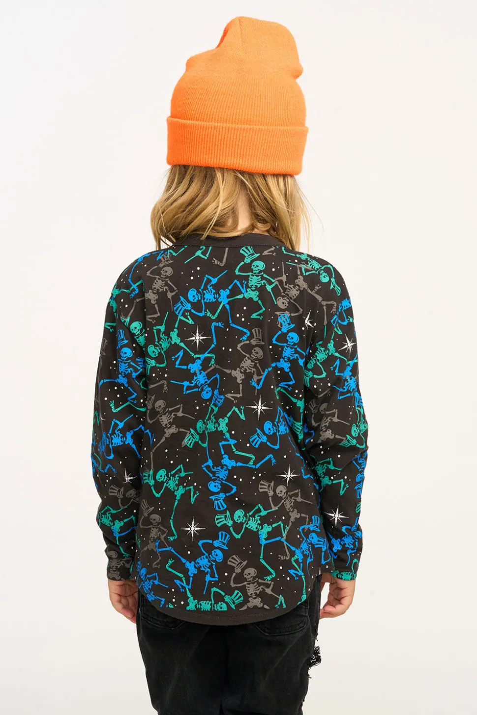 Chaser Brand Grateful Dead Skeletons Long Sleeve Flash Sale