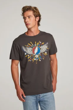 Chaser Brand Grateful Dead Skull & Wings Mens Tee Sale