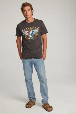 Chaser Brand Grateful Dead Skull & Wings Mens Tee Sale