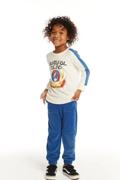 Chaser Brand Grateful Dead Skull And Wings Long Sleeve Fashion
