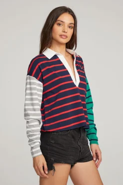 Chaser Brand Grateful Dead Stealie Rugby Shirt Sale