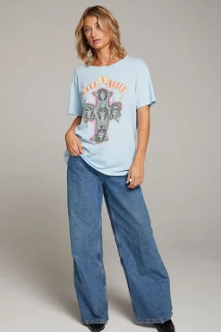 Chaser Brand Guns N' Roses Skull Cross Tee Cheap