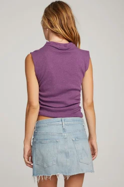 Chaser Brand Haileyy Eggplant Tank Top Sale