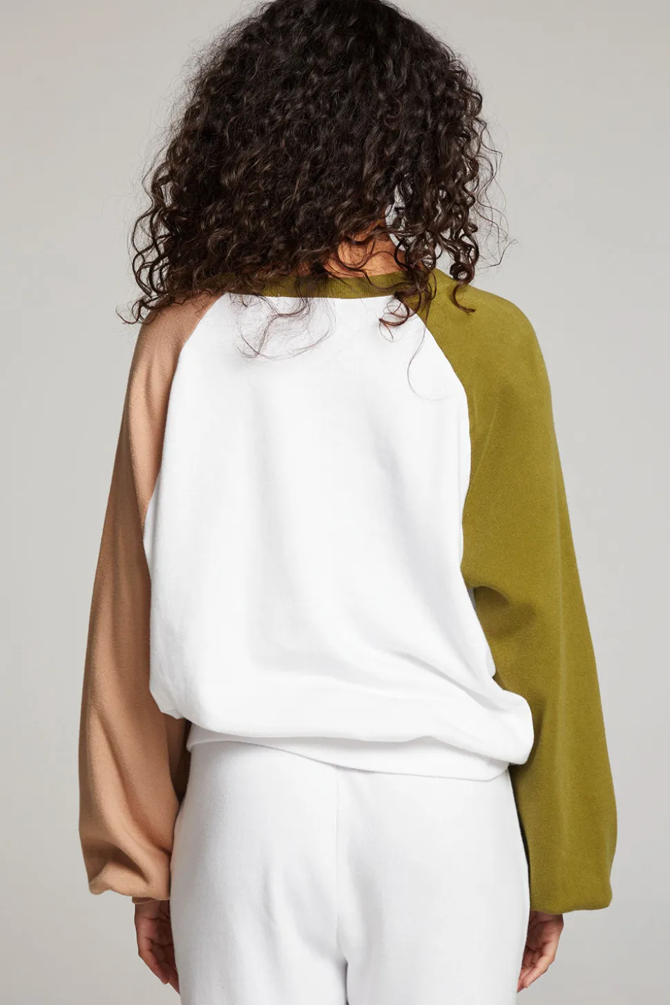 Chaser Brand Hannah Sand Color Block V Neck Pullover Sale