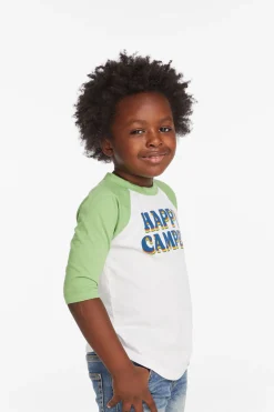 Chaser Brand Happy Camper Boys Baseball Tee Online