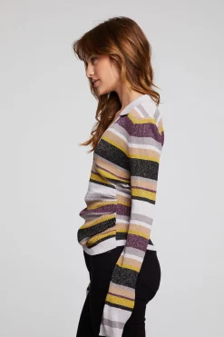 Chaser Brand Harper Haight Street Stripe Long Sleeve Best