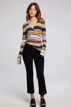 Chaser Brand Harper Haight Street Stripe Long Sleeve Best