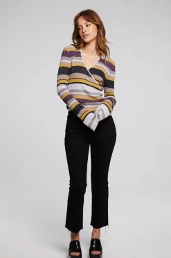 Chaser Brand Harper Haight Street Stripe Long Sleeve Best