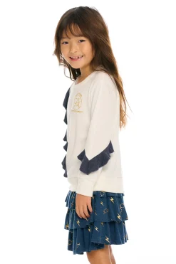 Chaser Brand Harry Potter - Hogwarts Ruffle Pullover Store