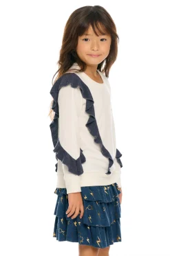 Chaser Brand Harry Potter - Hogwarts Ruffle Pullover Store