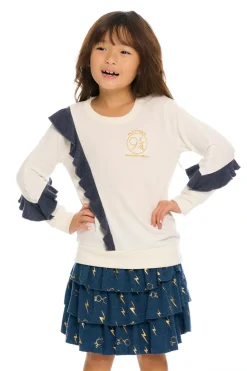 Chaser Brand Harry Potter - Hogwarts Ruffle Pullover Store