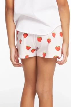 Chaser Brand Heart Strawberry All Over Girls Shorts Shop