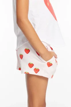 Chaser Brand Heart Strawberry All Over Girls Shorts Shop