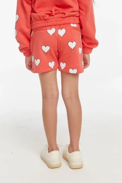 Chaser Brand Hearts Girls Shorts New