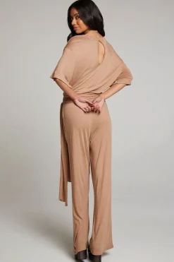 Chaser Brand Heather Warm Taupe Jumpsuit Store