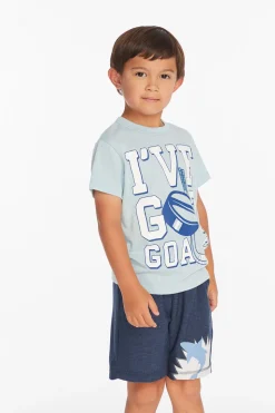 Chaser Brand Hockey Goals Boys Tee Clearance