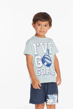 Chaser Brand Hockey Goals Boys Tee Clearance