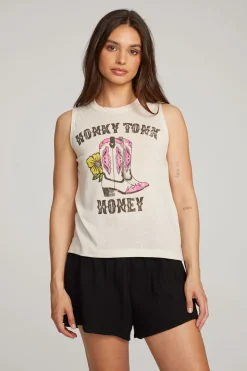 Chaser Brand Honky Tonk Honey Muscle Tee Best Sale